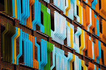 Architecture, Building, Miscellanea, Miscellaneous, Multicolored, Motley, Facade HD wallpaper