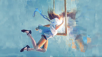 Passing The Mirror World, deviantart, artist, artwork, digital-art HD wallpaper