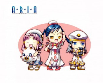 Chibi Aria, anime, alice, aria, aika HD wallpaper