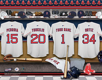 MLB locker room, Boston Red Sox HD wallpaper