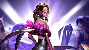 Kda Aerith , kda, league-of-legends, games, music, artstation HD wallpaper