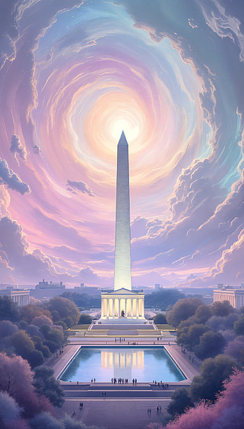 Dreamy Washington: A Serene , cloud HD phone wallpaper