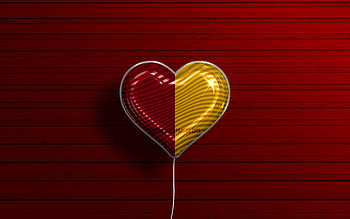I Love Rome, , realistic balloons, red wooden background, Day of Rome, Italian cities, flag of Rome, Italy, balloon with flag, Rome flag, Rome HD wallpaper