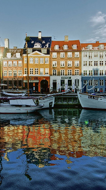 Nyhavn, Travel destination, Denmark HD phone wallpaper