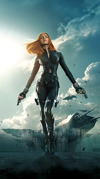 Captain America: The Winter Soldier, Scarlett Johansson (Black Widow) HD phone wallpaper