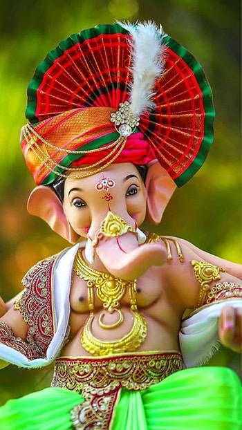 Little Ganesh, bappa, deva, little ganesha, siddhivinayak, ganesh ji, morya, cute, ganesha HD phone wallpaper
