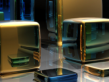 Silver & Gold, cgi, abstract, 3d, art HD wallpaper