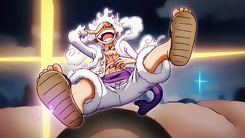 Luffy Gear 5, Monkey D. Luffy, Gear 5 (One Piece), Anime, One Piece HD wallpaper