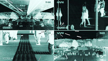 split screen surveillance camera background. cctv security monitoring. people walking in the city street Stock Video Footage - VideoBlocks HD wallpaper