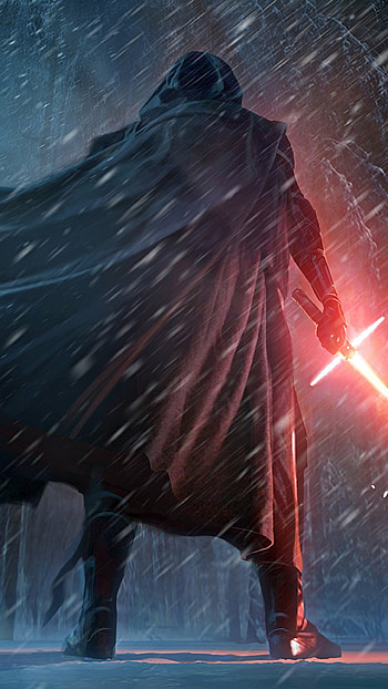 ... Kylo Ren Snow Scene. : . Star ... HD phone wallpaper