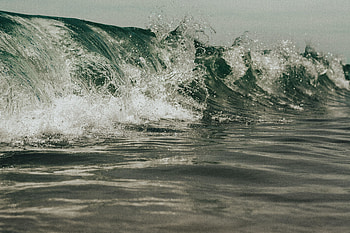 Ocean, tide, sea, nature HD wallpaper