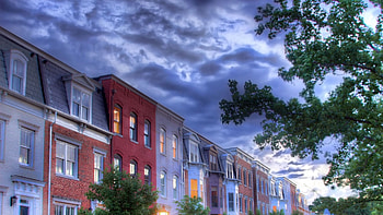 Cities, Sky, Clouds, Building, Wood, Tree, r HD wallpaper