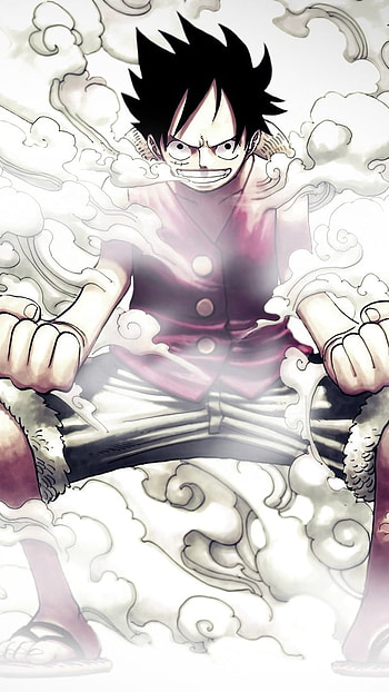 Luffy, White Background HD phone wallpaper