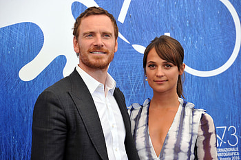 Michael Fassbender, Alicia Vikander, call, 73rd Venice Film Festival HD wallpaper