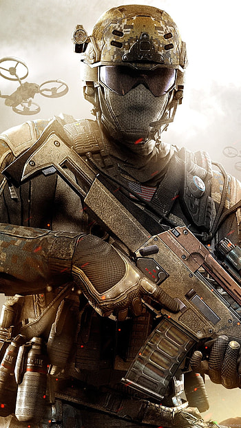 Gaming, Cod, Robot HD phone wallpaper