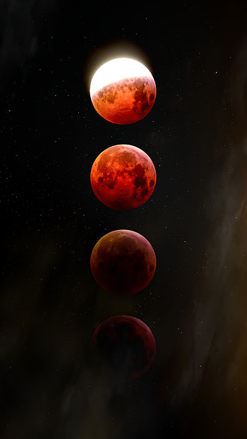 Universe, Moon, Eclipse, Astronomy HD phone wallpaper