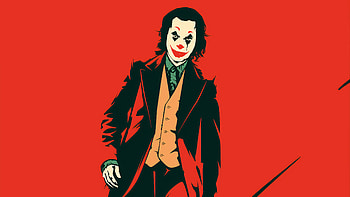 Joker Red , joker-movie, joker, 2019-movies, movies, joaquin-phoenix, poster, behance HD wallpaper