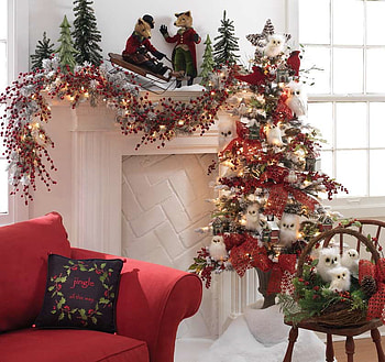 Christmas decoration, decoration, mantel, cozy, christmas, home HD wallpaper