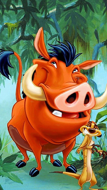 Timon and Pumbaa, TV series, Animation, Pumba HD phone wallpaper