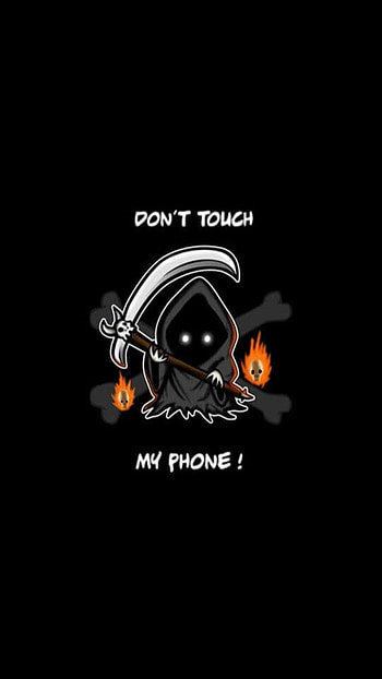 Don't Touch My , Mobile Alert HD phone wallpaper