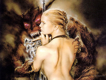 luis royo, creature, fantasy HD wallpaper