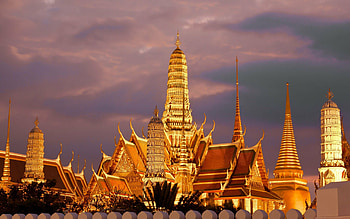 Temple of the Emerald Buddha, Thailand HD wallpaper