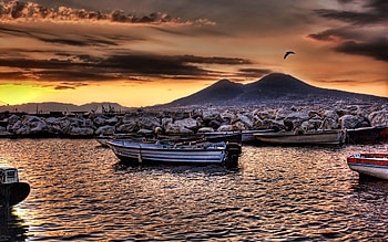 Boat travels, Mobile , Cities rivers, Stones mountain HD wallpaper
