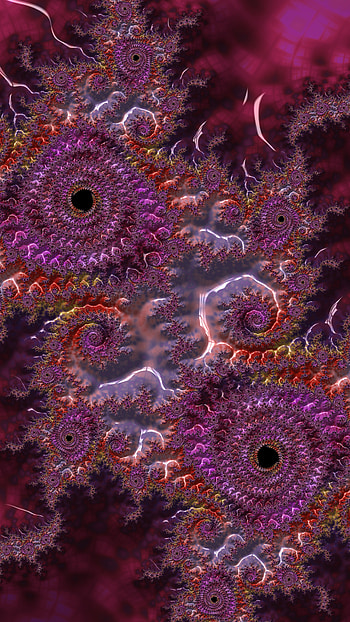 Fractal Art Trippy Psychedelic Background for Smart, red, colors, psychedelic, trippy, Abstract, fractal HD phone wallpaper