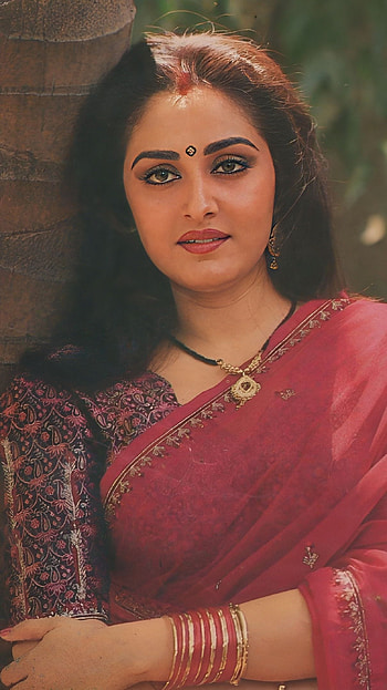 Jayaprada, bollywood actress area of, saree beauty, vintage HD phone wallpaper