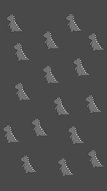 cute dino dinosaur, aesthetic, girly HD phone wallpaper