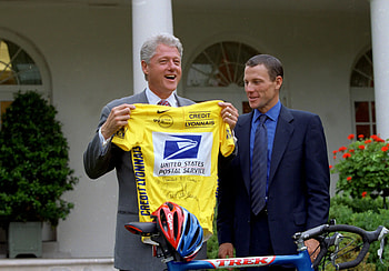 Bill Clinton, Lance Armstrong HD wallpaper