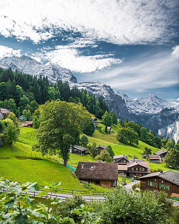 Switzerland, cloud, sky HD phone wallpaper