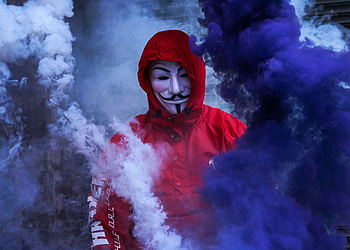 Anonymous , anonymus, mask, smoke, vendetta HD wallpaper