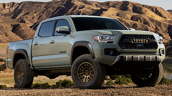 Toyota Tacoma, Trail-ready double cab, Scenic landscapes HD wallpaper