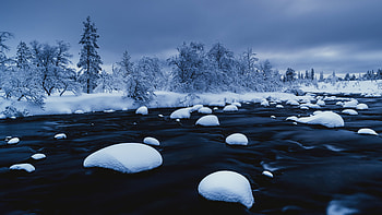 R — Snowbound Frozen Lake, R, graphy, Ice, Snowy Landscape HD wallpaper