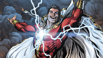 Happy, Shazam!, lightning, superhero, comics HD wallpaper
