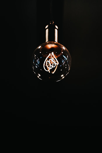 Dark, Illumination, Darkness, Spiral, Lighting, Light Bulb, Electricity HD phone wallpaper