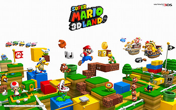 Super Mario 3D Land, game, nintendo, 3ds HD wallpaper