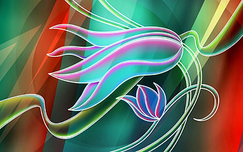 Abstract, Background, Flower, Bright, Colorful, Colourful HD wallpaper