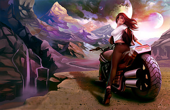 Rider , artist, digital-art, behance HD wallpaper