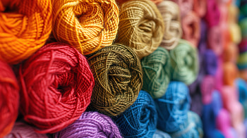 Colorful Yarn Skeins, yarn, colorful, Crafting, textiles HD wallpaper