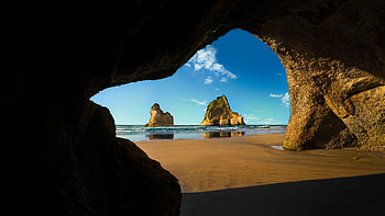 Cave Nature, cave, nature, sunlight HD wallpaper