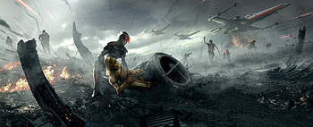 Star Wars artwork, Battlefield R2-D2, C-3PO, Wallpx HD wallpaper