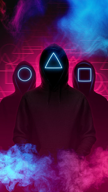 Squid game, pink, video-game HD phone wallpaper