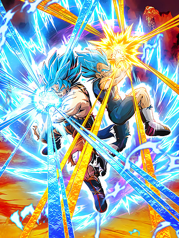 SSB Goku & Vegeta, DBS, Dokkan HD phone wallpaper