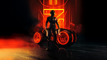 Tron: Ares in Red - Movie, movie, Tron: Ares, red HD wallpaper