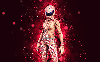 Cherry Blossom Racer, , purple neon lights, Fortnite Battle Royale, Fortnite characters, Cherry Blossom Racer Skin, Fortnite, Cherry Blossom Racer Fortnite HD wallpaper