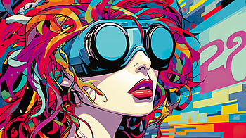 Colorful Y Girl, y, artistic, illustration HD wallpaper