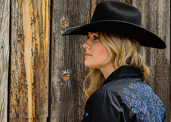 ~Cowgirl~, cowgirl, wood, blonde, hat HD wallpaper