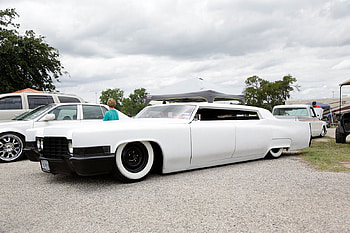 Chop Top Caddy, Slammed, White, Cadillac, Gm HD wallpaper